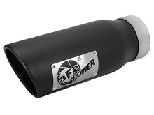 Load image into Gallery viewer, afe MACH Force-Xp Universal Exhaust Tip 3-1/2 IN Inlet x 4-1/2 IN Outlet x 12 IN L