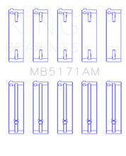 Load image into Gallery viewer, King Engine Bearings Mazda FS-DE L4/FP L4/FS L4  DOHC 16 Valve  (Size +0.5) Main Bearing Set