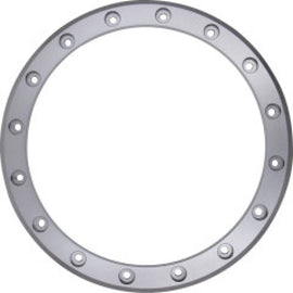 Raceline Beadlock Ring - Alpha -15in - 16 Hole - 12mm - Gunmetal