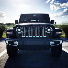 Load image into Gallery viewer, Oracle Jeep JL/Gladiator JT Oculus Bi-LED Projector Headlights - Amber/White Switchback