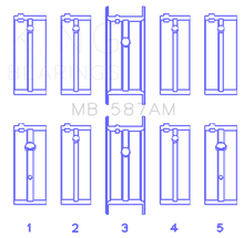 Load image into Gallery viewer, King Engine Bearings NISSAN L20B, Z20, Z22, Z24 (Size STD) Crankshaft Main Bearing Set