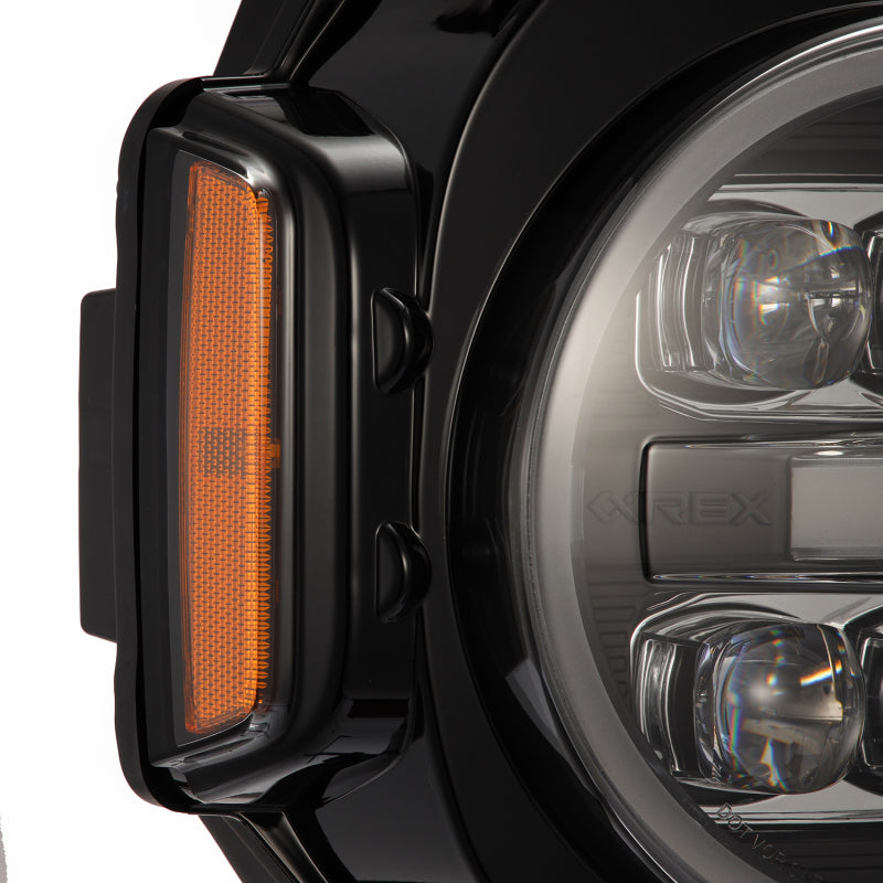 AlphaRex 21-23 Ford Bronco NOVA LED Projector Headlights Black