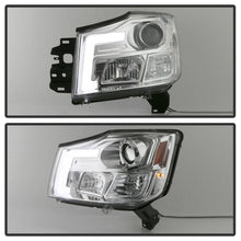 Load image into Gallery viewer, Spyder 04-15 Nissan Titan / 04-07 Nissan Armada V2 Projector Headlights - Chrome PRO-YD-NTI04-DRL-C