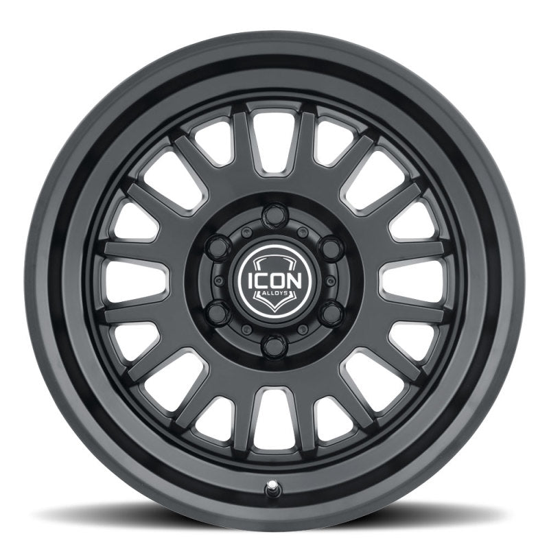 ICON Anza 17x8.5 5x5.5 0mm Offset 4.75in BS 108mm Hub Bore Satin Black Wheel