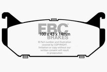 Load image into Gallery viewer, EBC 93-97 Ford Probe 2.0 16v Yellowstuff Rear Brake Pads
