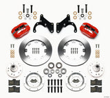 Wilwood Forged Dynalite Front Kit 12.19in Red 69-70 Impala Drum/Disc 69-82 Vette