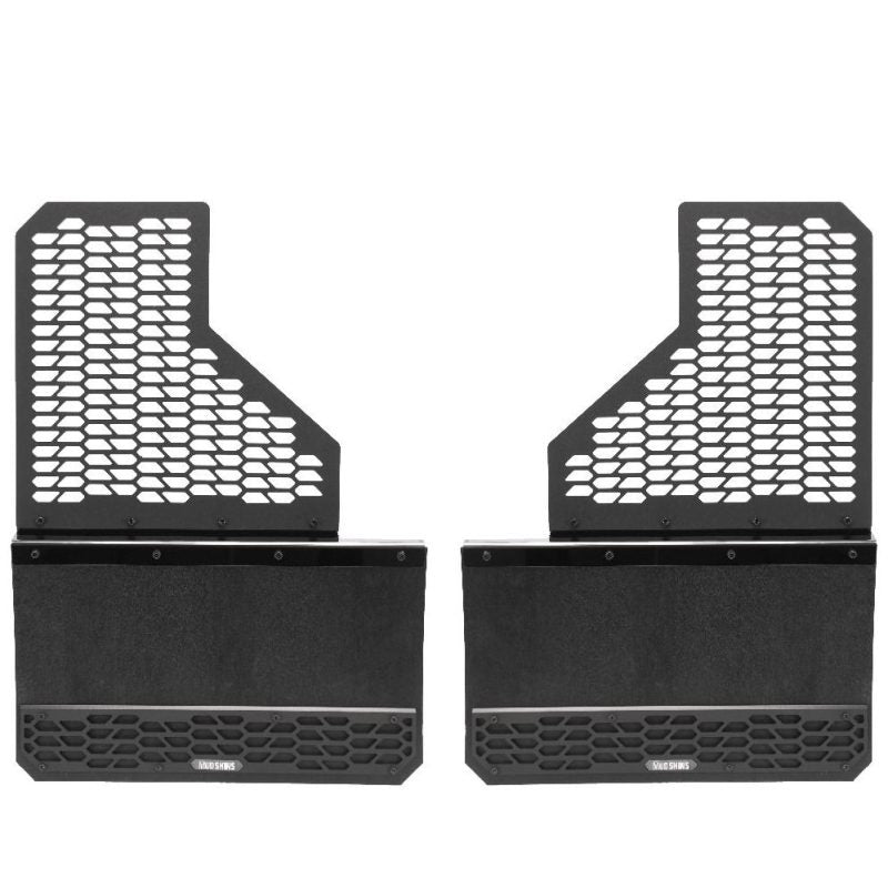 Putco 11-16 Ford SuperDuty Dually - (Fits Rear) - Set of 2 Mud Skins - HDPE w/ Hex Shield