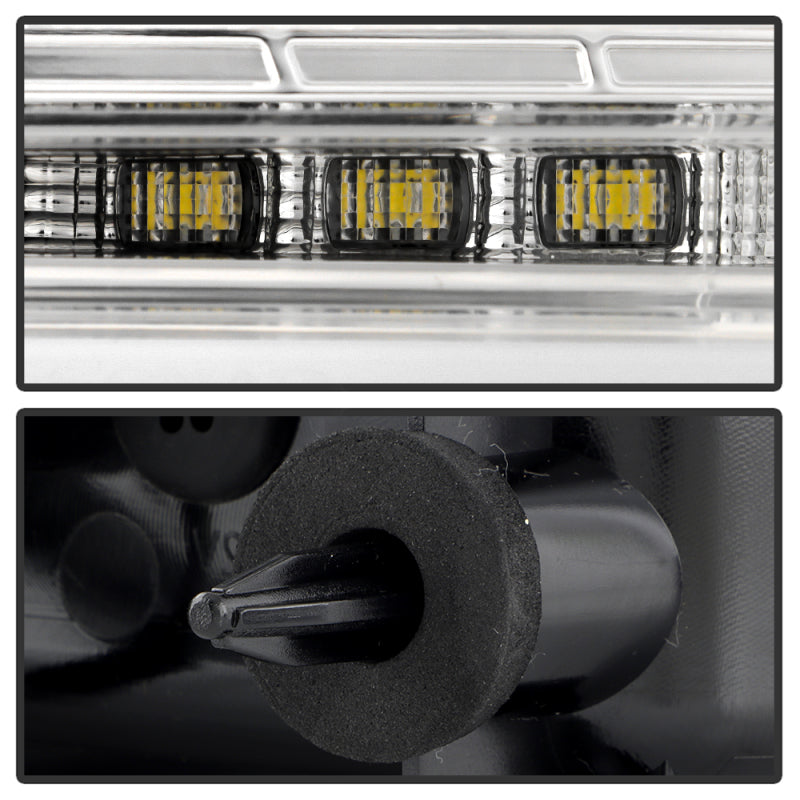 Spyder Chevy Camaro 16-18 (Do Not Fit Halogen Model) LED Tail Lights Chrome ALT-YD-CCAM16LED-SEQ-C
