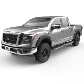 EGR Baseline Series Bolt On Look Fender Flares for 16-24 Nissan Titan XD