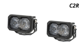 Diode Dynamics C2R White Flood Standard LED Pod (Pair)