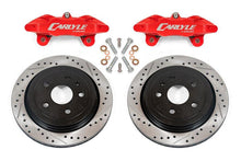 Load image into Gallery viewer, BMR 14-17 Chevrolet SS Brake Kit For 15in Conversion Drilled &amp; Slotted Rotors Red Calipers