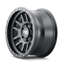 Load image into Gallery viewer, Dirty Life 9309 Canyon Pro 17x9/6x139.7 BP/-12mm Offset/106mm Hub Matte Black Wheel - Beadlock