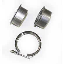 Load image into Gallery viewer, JBA 3in Stainless Steel V-Band Clamp &amp; Flanges