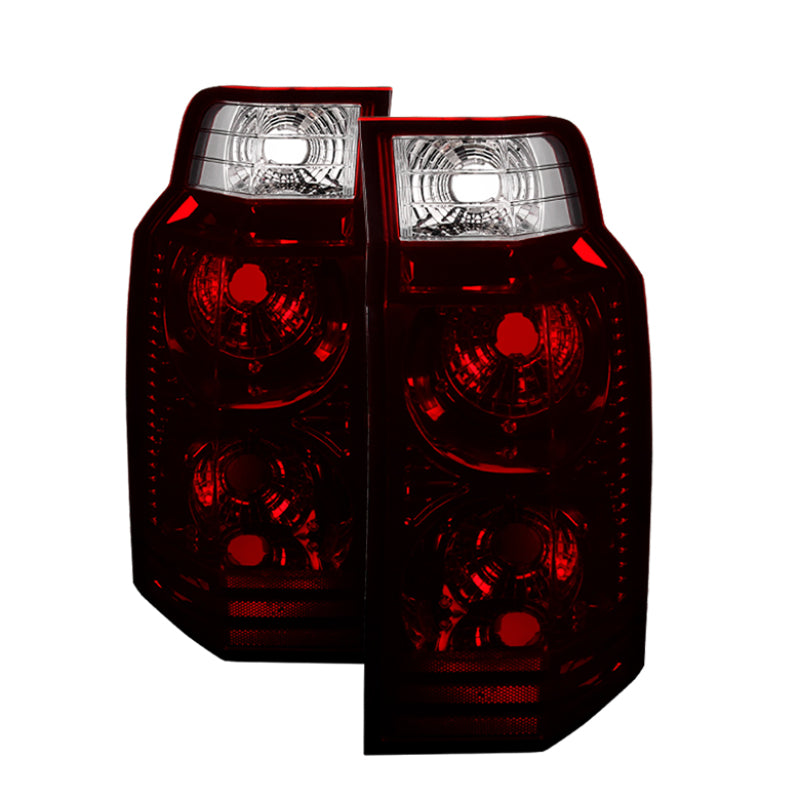 Xtune Jeep Commander 06-10 OEM Style Tail Lights -Red Smoked ALT-JH-JCOM06-OE-RSM