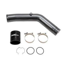 Wehrli 23-24 Ford 6.7L HO Power Stroke 3in Hot Side Intercooler Pipe - Fine Texture Black