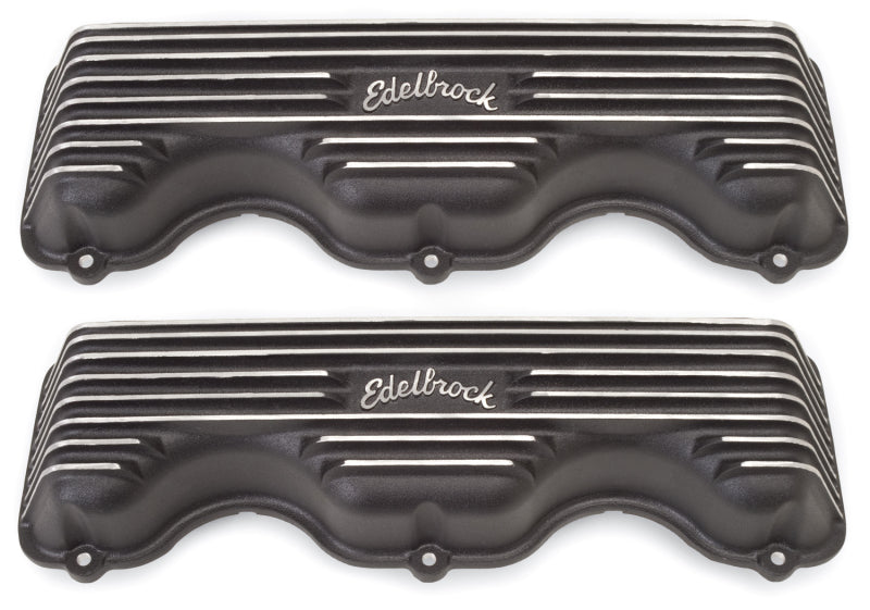 Edelbrock Valve Cover Classic Series Chevrolet W 348/409 CI V8 Black