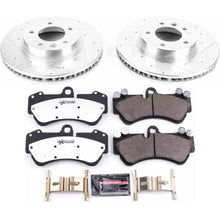 Load image into Gallery viewer, Power Stop 04-06 Porsche Cayenne Front Z26 Street Warrior Brake Kit