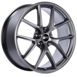 BBS CI-R 19x10 5x120 ET25 Platinum Silver Polished Rim Protector Wheel -82mm PFS/Clip Required