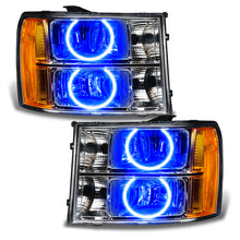 Load image into Gallery viewer, Oracle Lighting 07-13 GMC Sierra Pre-Assembled LED Halo Headlights - Blue