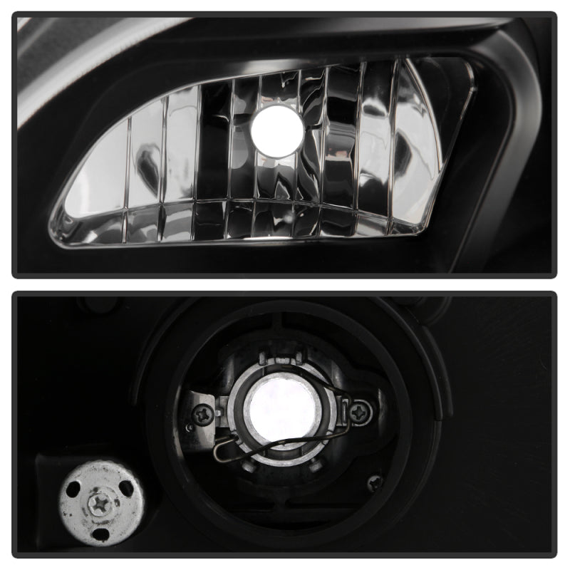 Spyder 13-19 Peterbilt 579 Driver Side Projector Headlights - Black (PRO-YD-PB57914-SEQ-L-BK)