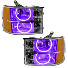 Load image into Gallery viewer, Oracle Lighting 07-13 GMC Sierra Pre-Assembled LED Halo Headlights -UV/Purple