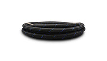 Load image into Gallery viewer, Vibrant -4 AN Two-Tone Black/Blue Nylon Braided Flex Hose (20 foot roll)