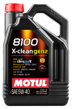 Load image into Gallery viewer, Motul 5L Synthetic Engine Oil 8100 X-CLEAN Gen 2 5W40