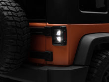 Load image into Gallery viewer, Raxiom 07-18 Jeep Wrangler JK Axial Series Vision LED Tail Lights- Black Housing (Smoked Lens)