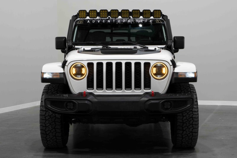 Diode Dynamics Jeep JL SS5 Sport CrossLink Windshield - White Combo Lightbar Kit