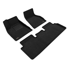 Load image into Gallery viewer, 3D Maxpider 20-21 Tesla Model S Elegant Floor Mat- Black