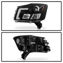 Load image into Gallery viewer, Spyder 04-15 Nissan Titan High-Power LED Module Equipped Headlights - Black (PRO-YD-NTI04PL-BK)