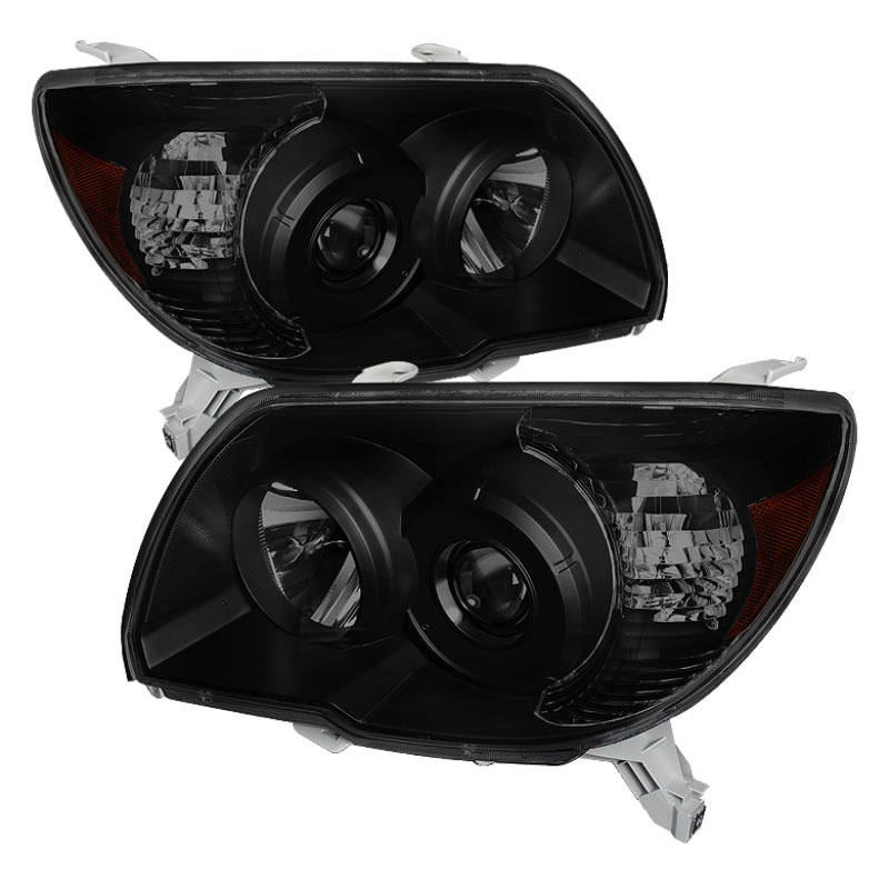 Xtune Toyota 4Runner 06-09 Crystal Headlights Black Smoked HD-JH-T4R06-AM-BSM