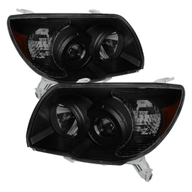 xTune Toyota 4Runner 06-09 Crystal Headlights Black Smoked HD-JH-T4R06-AM-BSM
