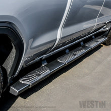 Load image into Gallery viewer, Westin 2019 Chevrolet Silverado/Sierra 1500 Crew Cab (6.5ft) R5 Modular Nerf Step Bars - Black