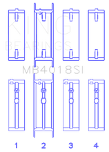 Load image into Gallery viewer, King Engine Bearings Holden 231 (3800) V6 (Size STD) Main Bearing Set