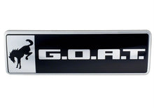 Load image into Gallery viewer, Ford Racing Bronco/Bronco Sport G.O.A.T. Badge - Black/Chrome