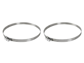 aFe Magnum FORCE Worm Gear Hose Clamps - 4-1/8in to 7in ID (Pair)