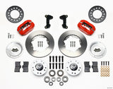 Wilwood Forged Dynalite Front Kit 11.00in Red 74-80 Pinto/Mustang II Disc Spindle only