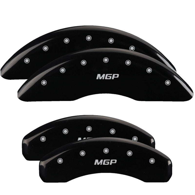 MGP 4 Caliper Covers Engraved Front & Rear RT Yellow finish black ch