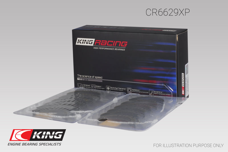 King Engine Bearings Mitsubishi 6G72 (Size 0.25) Connecting Rod Bearing Set