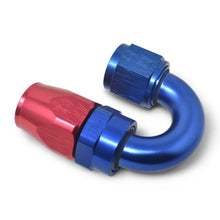 Load image into Gallery viewer, Russell Performance -10 AN Red/Blue 180 Degree Full Flow Swivel Hose End (With 15/16in Radius)