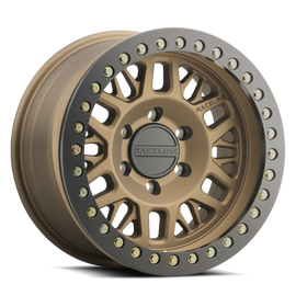 Raceline RT951B Ryno 17x9in/5x127 BP/-38mm Offset/83.82mm Bore - Bronze & Black Ring Beadlock Wheel