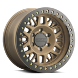 Raceline RT951B Ryno 17x9in/5x127 BP/-12mm Offset/83.82mm Bore - Bronze & Black Ring Beadlock Wheel