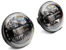 Load image into Gallery viewer, Raxiom 97-18 Jeep Wrangler TJ/JK Axial 7-Inch LED Headlights w/ DRL- Black Housing (Clear Lens)