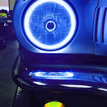 Load image into Gallery viewer, Oracle Pre-Installed Lights 7 IN. Sealed Beam - Blue Halo