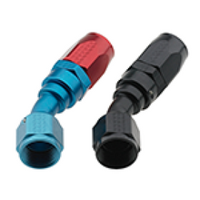 Load image into Gallery viewer, Fragola -10AN Fem x -8AN Hose 30 Degree Reducing Hose End - Blue/Red