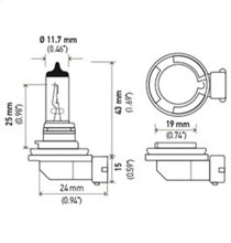 Load image into Gallery viewer, Hella Optilux XY Series H8 Xenon Halogen Bulb 12V 35W Fog Bulbs - Pair