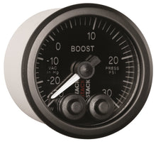 Load image into Gallery viewer, Autometer Stack Instruments 52mm -30INHG To +30PSI Pro Control Boost Pressure Gauge - Black