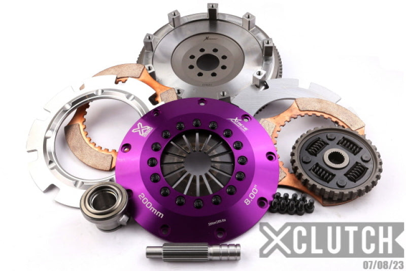 XClutch 91-98 Nissan 180SX S13 2.0L 8in Twin Sprung Ceramic Clutch Kit