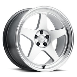 Kansei K12H Knp 19x10.5in / 5x114.3 BP / 22mm Offset / 73.1mm Bore - Hyper Silver Wheel